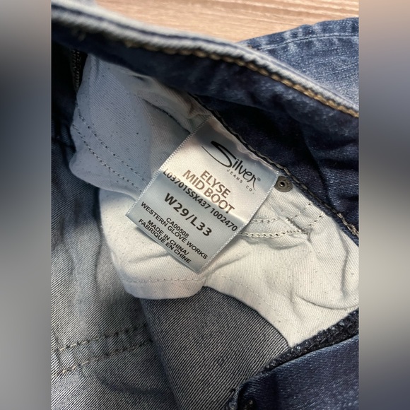Silver Mid Rise Elyse Bootcut Jeans - Picture 2 of 6